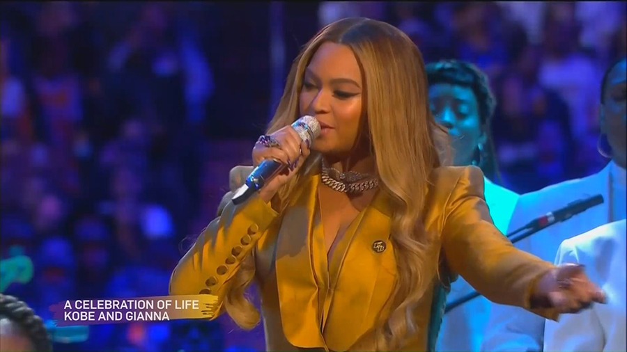Beyonce, Kobe Bryant Public Memorial